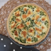 Tarte salée à lail des ours Yumelise recettes de cuisine