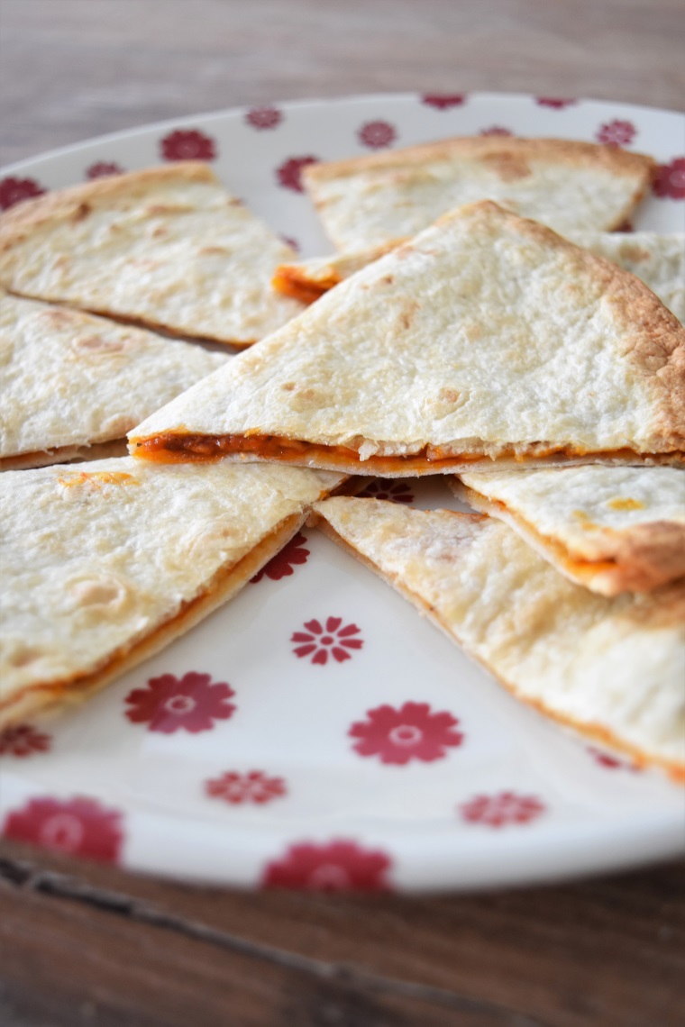 Quesadillas au chorizo et fromage recette pour l apéritif