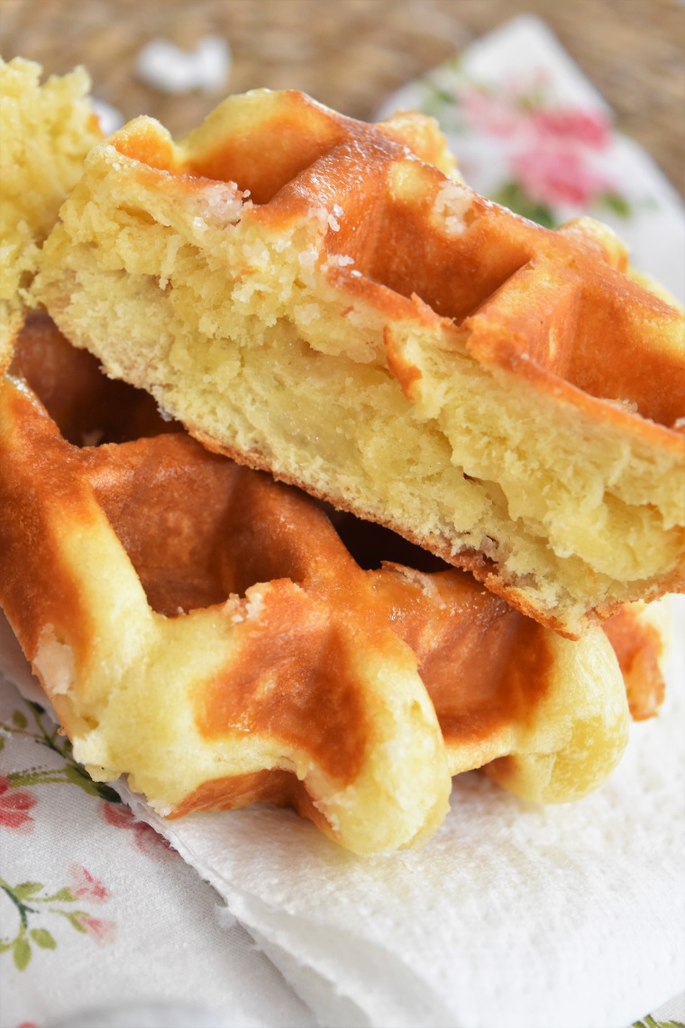 Gaufre liégeoise au levain recette au levain naturel