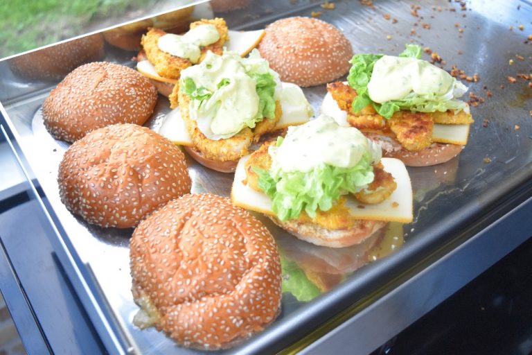 Chicken burger recette à la plancha