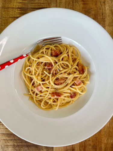 Spaghetti Alla Carbonara Recette Italienne