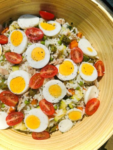 Salade De Riz Au Thon Et Aux Oeufs Recette Thermomix