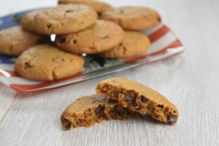 Cookies Au Beurre De Cacahuète Et Chocolat - Biscuits Américains