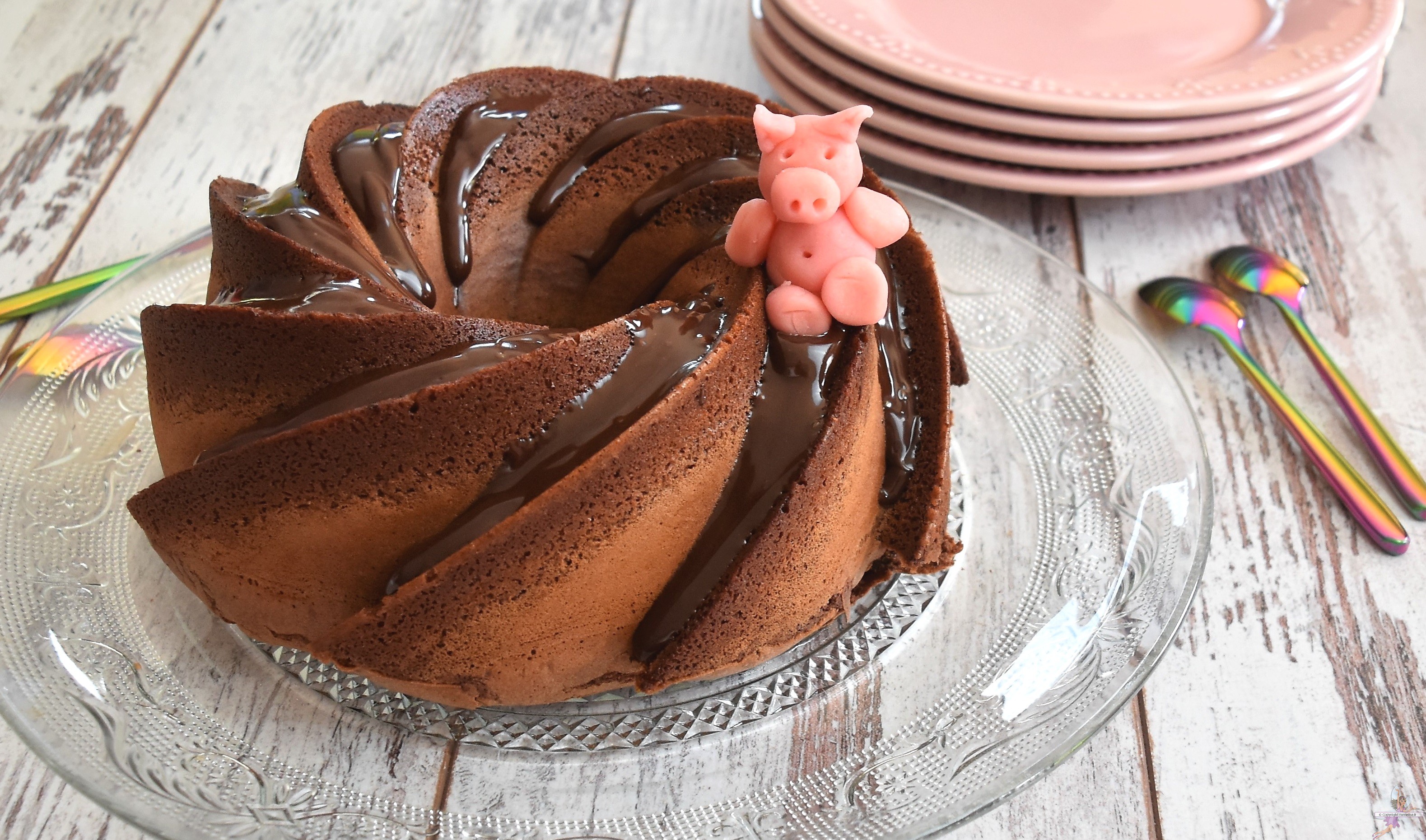 Bundt cake au chocolat - gâteau fondant et moelleux