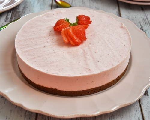 Croquant Fraise Praline Entremet