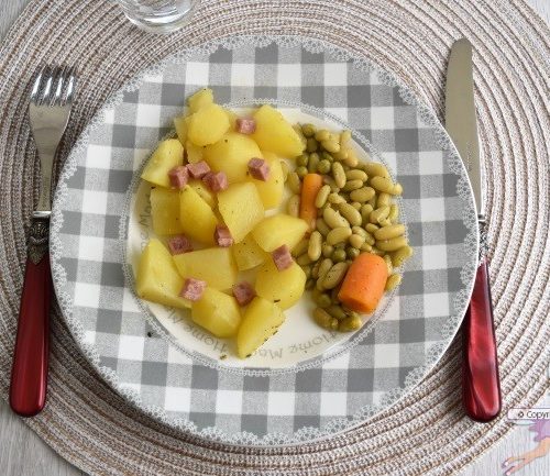 Pommes De Terre Fondantes Au Jambon Plat Complet