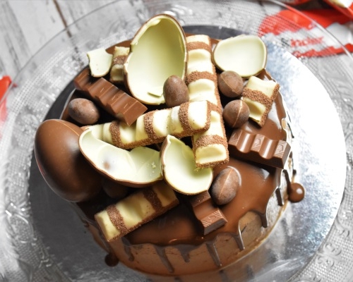 Drip Cake Kinder Dessert Epatant Au Chocolat