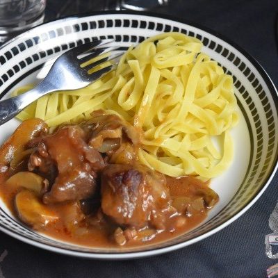 Boeuf bourguignon à basse température