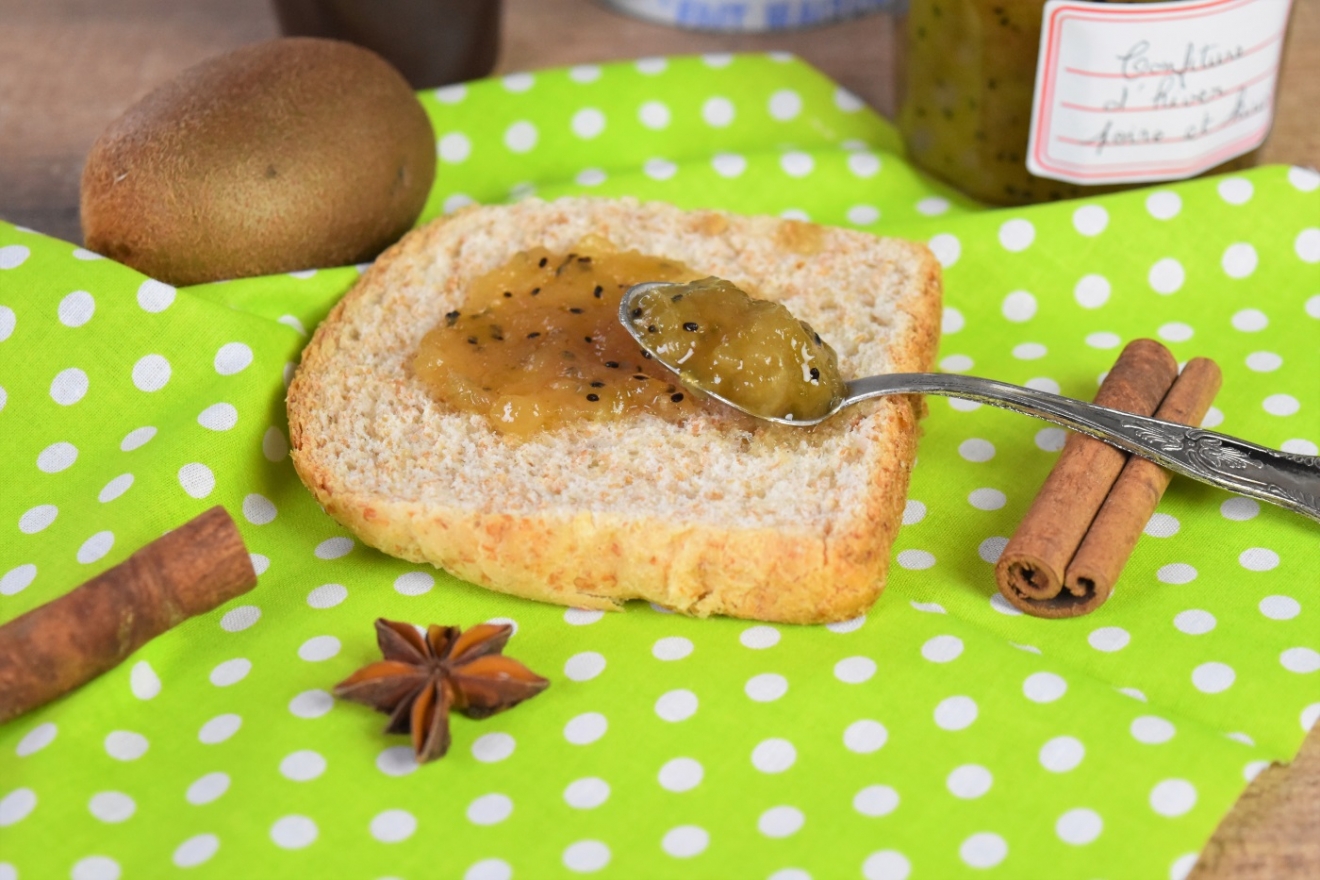 Confiture D'hiver, Poire Et Kiwi - Fruits De Janvier