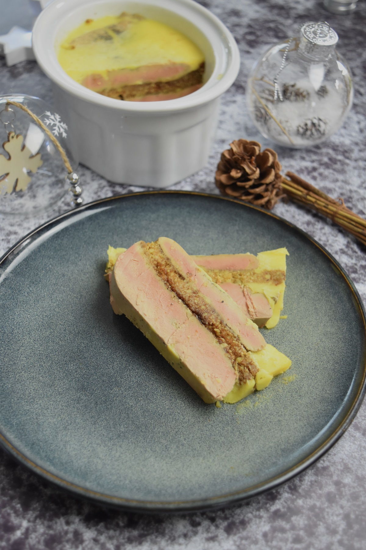 Terrine de foie gras au pain d'épices - Recette de fêtes