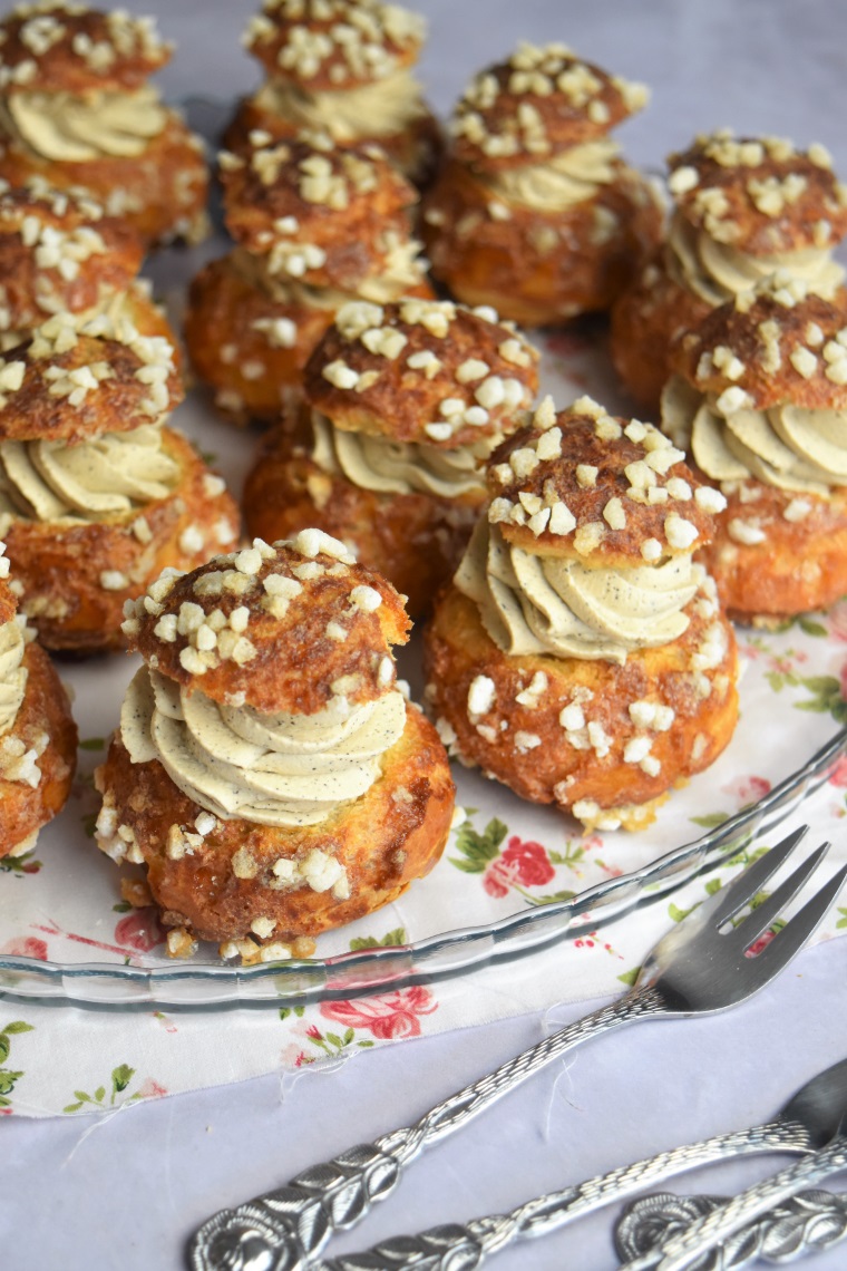 Choux au café ganache montée au café