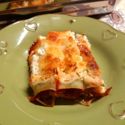 Cannelloni épinards ricotta