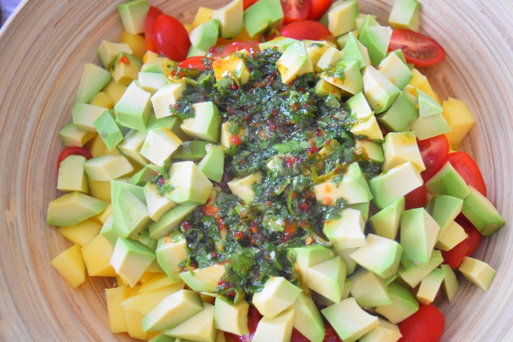 Ceviche De Crevettes, Mangue Et Avocat - Salade Froide