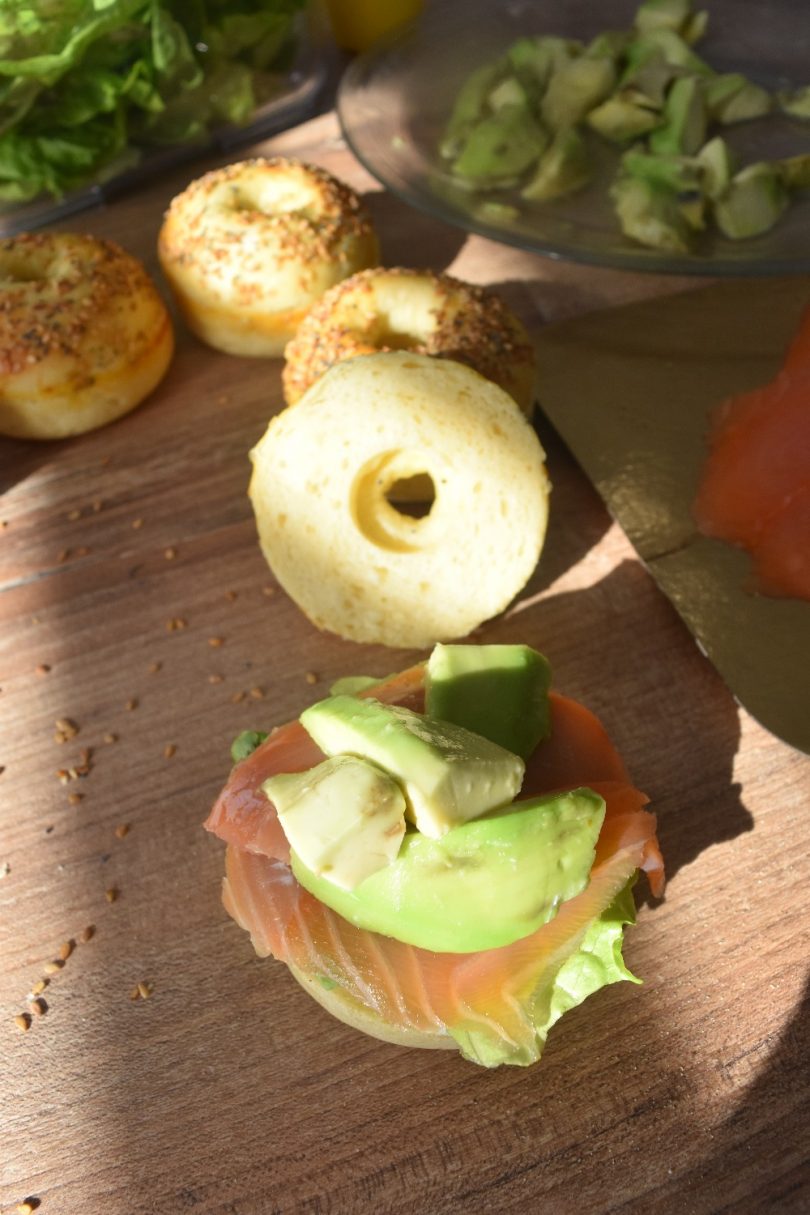 Bagels saumon avocat - recette facile