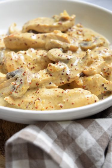 Poulet à La Moutarde à L'ancienne Et Champignons - Cookeo