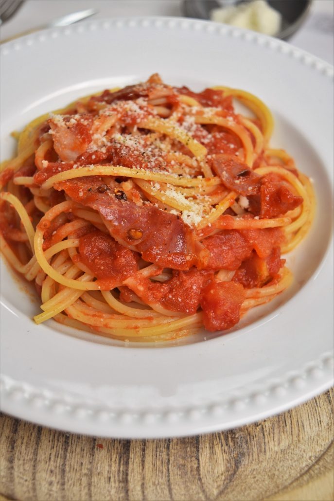 Pâtes à l'amatriciana - recette italienne