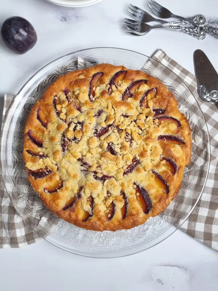 Tarte Briochee Aux Prunes Recette De Dessert D Ete