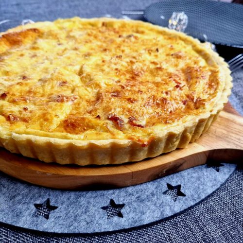 Quiche Lardons Reblochon - Recette De Tarte Salée