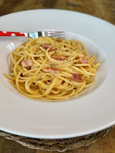 Spaghetti Alla Carbonara Recette Italienne