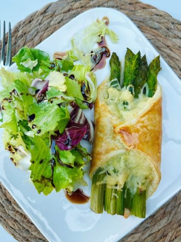 Feuilleté Aux Asperges Et Saumon - Recette Facile