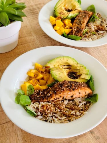 Poke Bowl Saumon Mangue Avocat Recette Facile