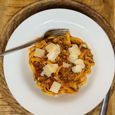 Tagliatelle alla salsiccia