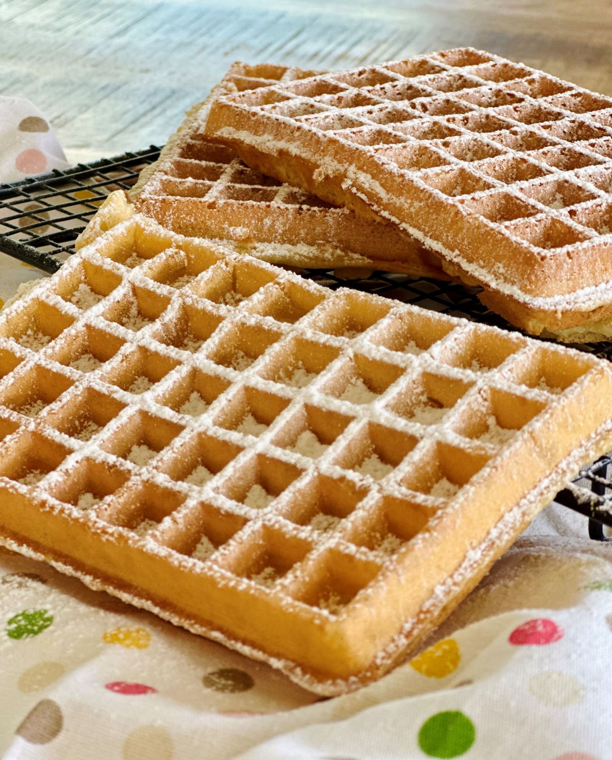 Gaufres légères et croustillantes à la bière