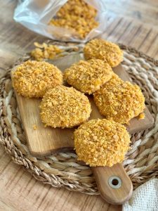 Steaks de poulet panés corn flakes