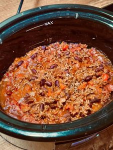 Chili à la mijoteuse