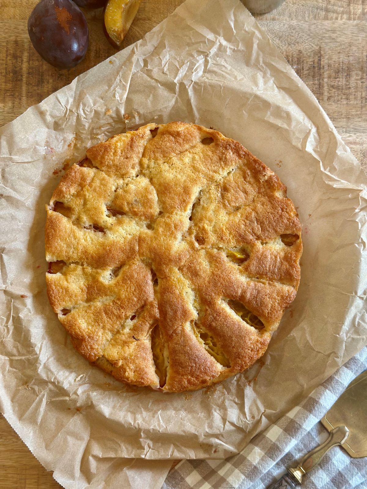 Gâteau aux prunes maison léger et facile