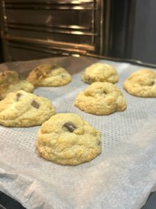 Cuisson des gros cookies