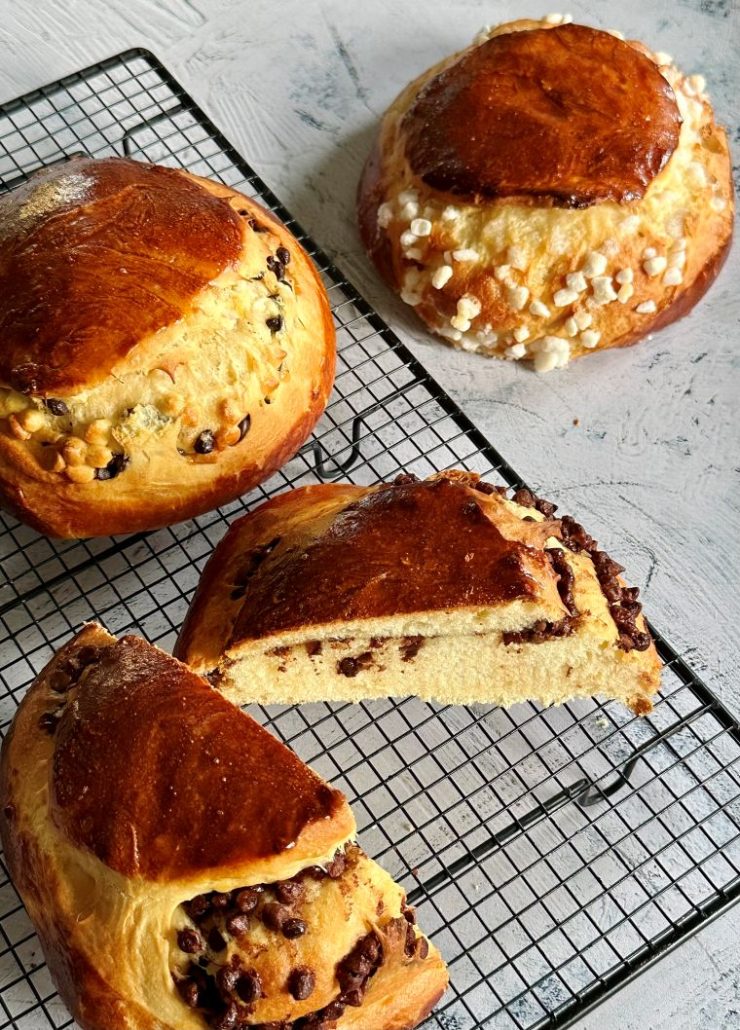 Cramique aux pépites de chocolat