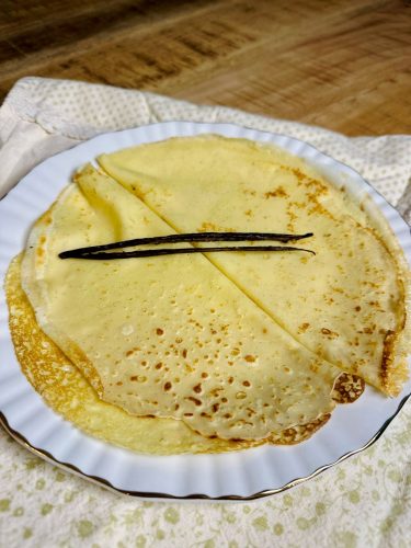 Crêpes à la vanille