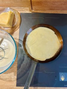 Cuisson des crêpes en Induction