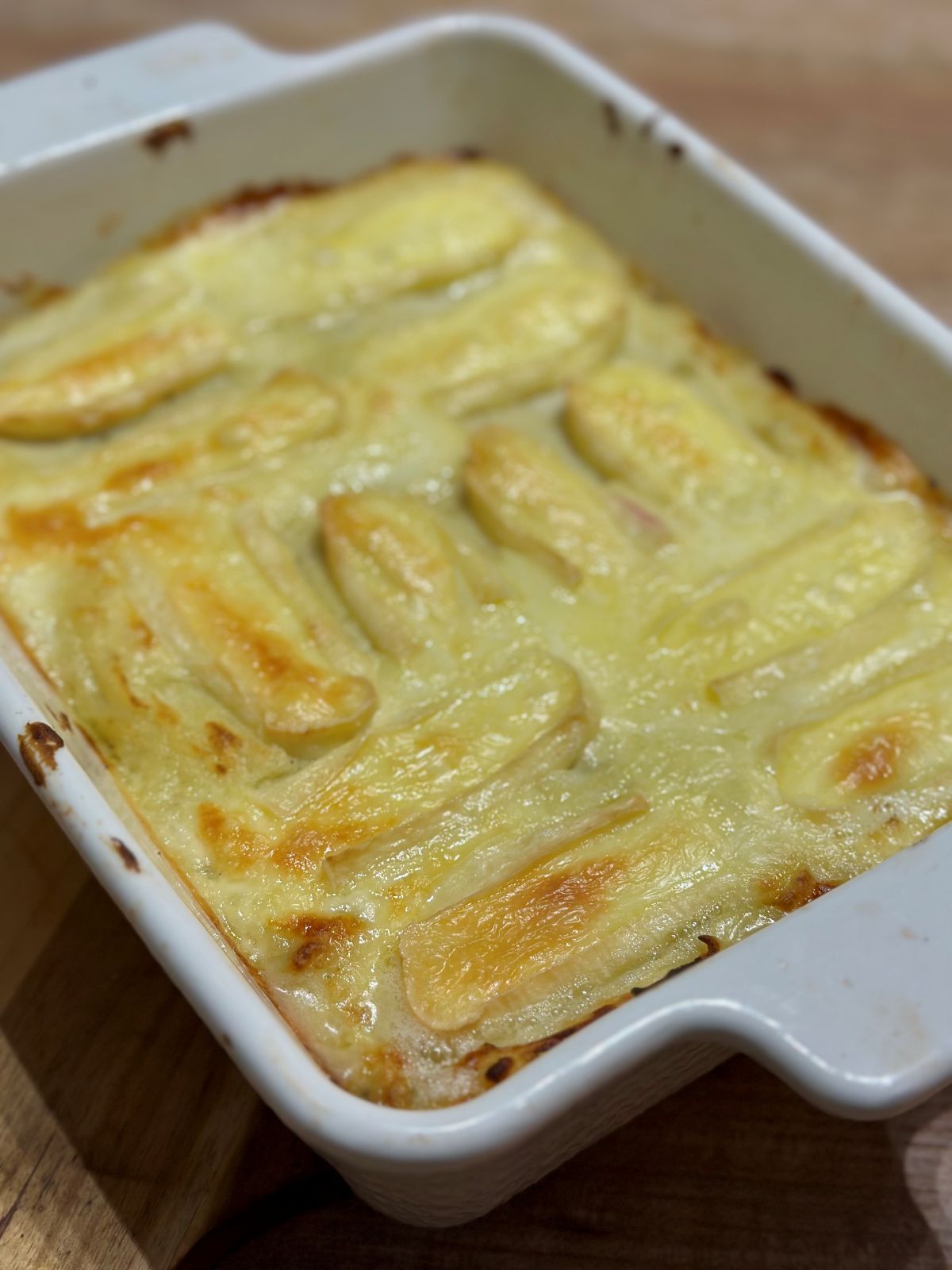 Hachis parmentier tartiflette, avec du reblochon