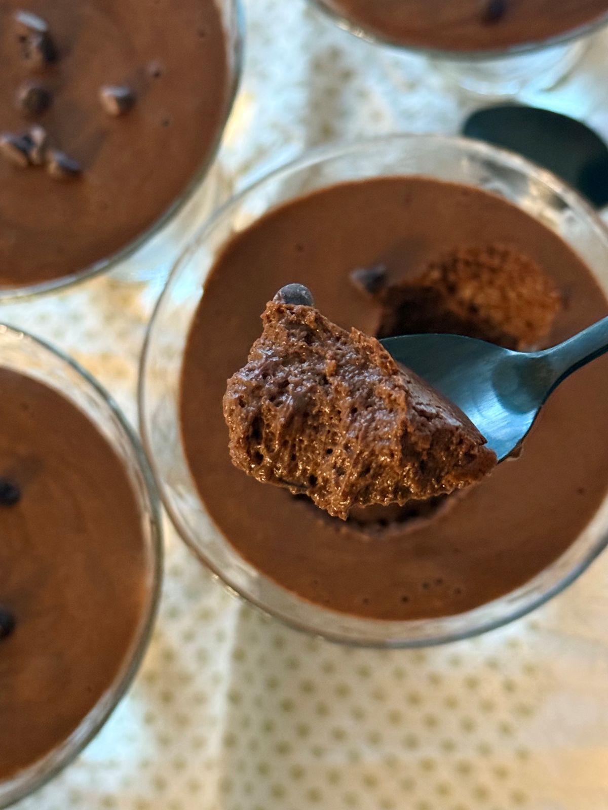 Mousses au chocolat magiques avec thermomix