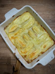 Hachis parmentier maison comme une tartiflette, avec du reblochon