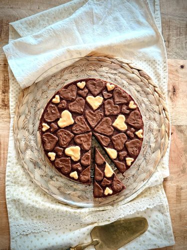 Gâteau au chocolat de Saint Valentin