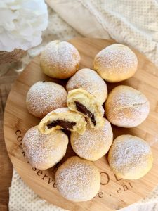 Beignets moelleux fourrés au nutella