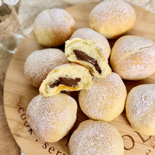 Beignets fourrés au Nutella cuits au four